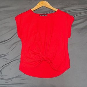 Red top. Brand: Elite Collection. Size: Small